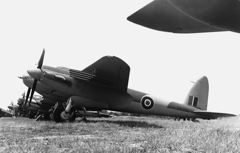 Mosquito FB.VIs with rocket rails