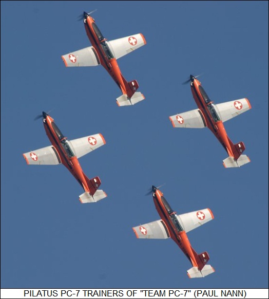 Pilatus PC-7s of Team PC-7