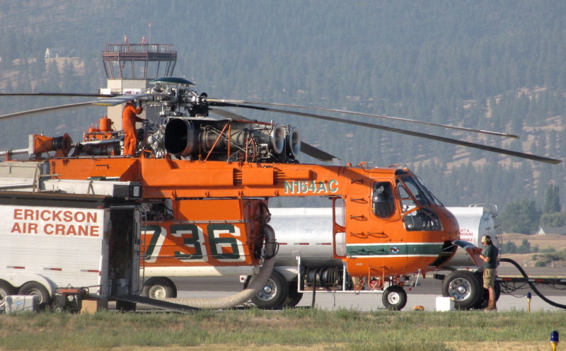 Erickson Air Crane S-64 fire fighter